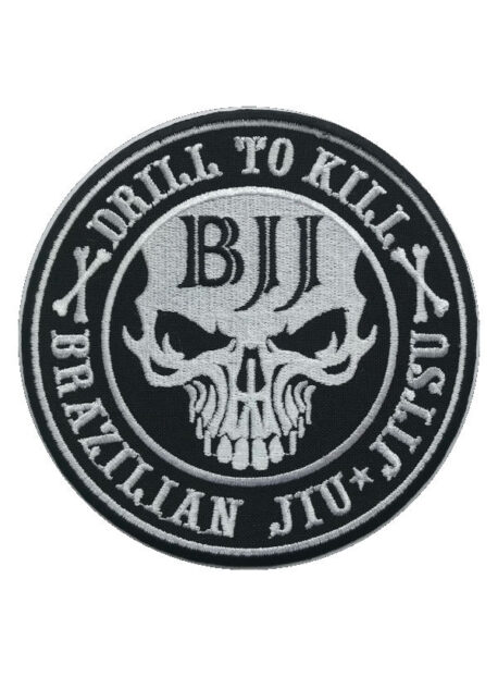 нашивка патч на кімоно для бразильського джиу-джитсу для BJJ "Drill to Kill"
